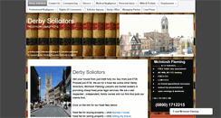 Desktop Screenshot of derby-solicitors.co